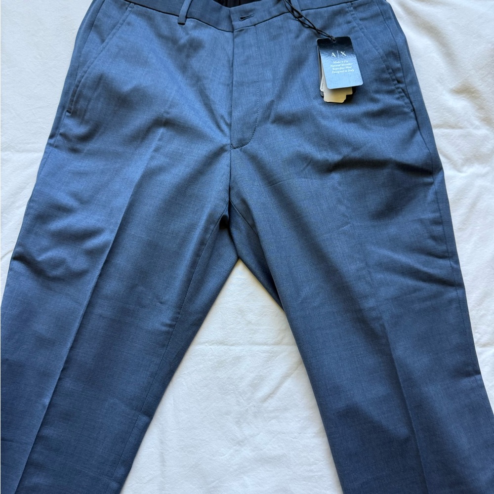 Brand New Tags Armani Exchange Blue Dress Pants 30W